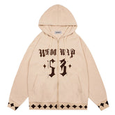 NODP TIFO Embroidered letters Hoodie