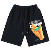 Off-White Hand Logo Print Sweatshort