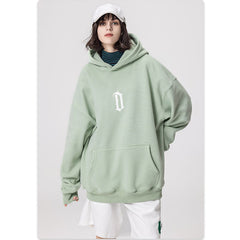NODP RS Plush luminous print men's hooded sweatshirt