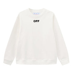 Off White Arrow Pattern Printed Sweatshirts