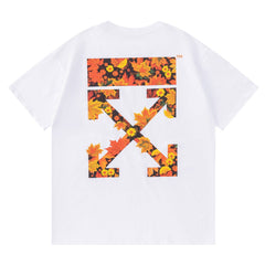 Maple Leaf Pattern T-shirt