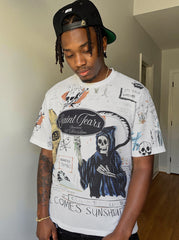 Saint Michael Graphic Printed T-Shirt