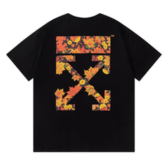 Maple Leaf Pattern T-shirt