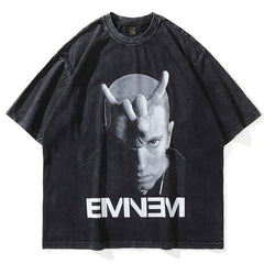 NODP TKPA American retro hip-hop portrait t-shirts