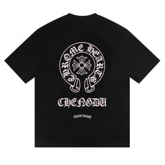 CH Patterned Cotton T-shirt