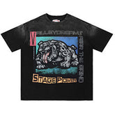 Big Dog Pattern T-shirt #V2921