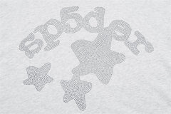 Rhinestone Pattern Hoodie