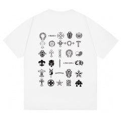 CH Patterned Cotton T-shirt