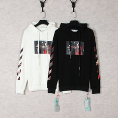 Off White Caravaggio Oil Painting Hoodies