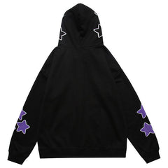 NODP TIFO Star Letter Print Hoodie