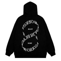 NODP TIFO Letter Print Hoodie