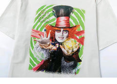 Saint Michael x DisneyI Mad Hatter Short Sleeve T-Shirt