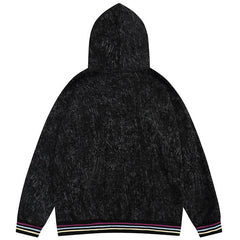 NODP TIFO Flocked Embroidered Letters Hoodie