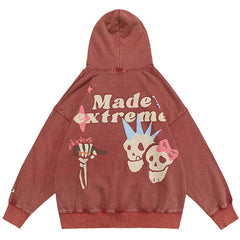 NODP TIFO Skull Printing Hoodie