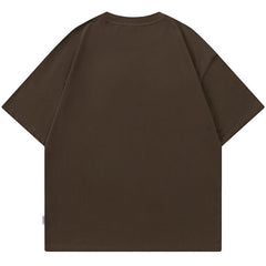 NODP TKPA Street preppy print distressed T-shirt