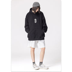 NODP RS Plush luminous print men's hooded sweatshirt