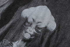 NODP TKPA Street preppy print distressed T-shirt