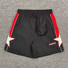 Five-Pointed Star Letter Embroidery Shorts