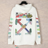 Off White cartoon pattern arrow Hoodies