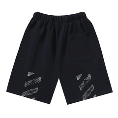 Letter Pattern Shorts