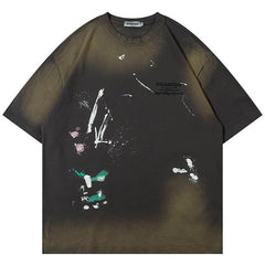 NODP TIFO Letter Print T-Shirts