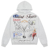 SAINT MICHAEL Cartoon pattern printing Hoodies