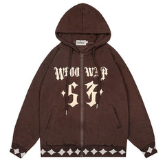 NODP TIFO Embroidered letters Hoodie