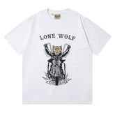 Wolf Motorcycle Pattern T-shirt #G529