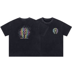 CH Washed Distressed Cotton T-shirt