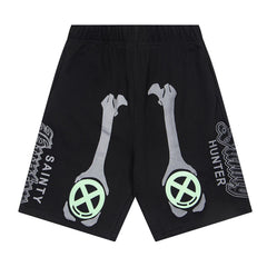 Bone Pattern Shorts #SM85