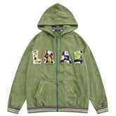 NODP TIFO Flocked Embroidered Letters Hoodie