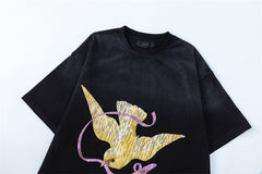 Pigeon Pattern T-shirt