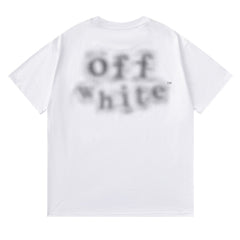 Blur Letter T-shirt