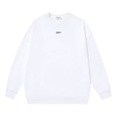 Off White Logo Pattern Printed Sweatshirts