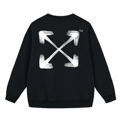 Off White Arrow Pattern Printed Sweatshirts
