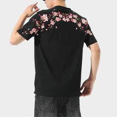 NODP Sakura Embroidered Shirt
