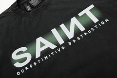 Saint Michael Logo Printed T-Shirt
