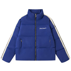 Palm Angels Logo Letter Printed Cotton Jacket.