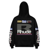 Rhude Petrol Patch Hoodie