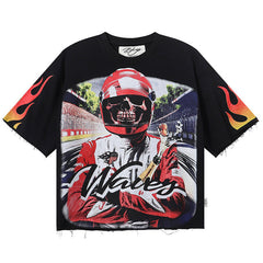 Waves F-Terry Cropped Tee