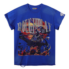 “Bandaid Skeleton” Rhinestone Tee