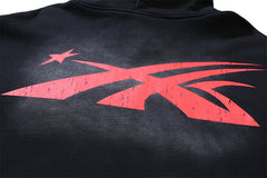 Graffiti Meteor Flame Letters Hoodie