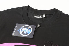Classic Lettering Rhinestone T-Shirt