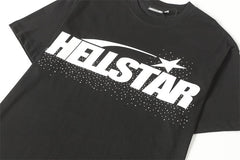 Classic Lettering Rhinestone T-Shirt