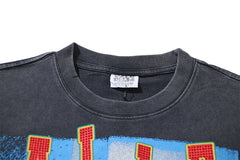 Washed Distressed Rhinestone Tee