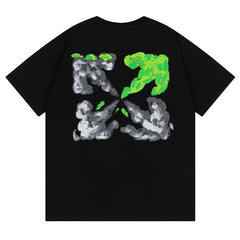 Off White Logo Pattern Printed T-Shirt