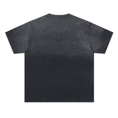 Letter Cheetah Pattern Tee