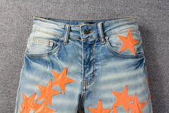 Star Patch Jeans #824