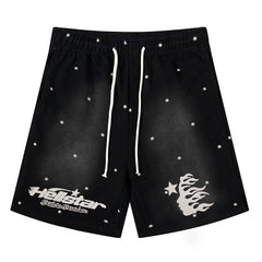 Hellstar Logo Printed Shorts