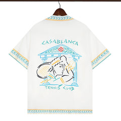 Casablanca Multi Color Printed Shirt #263